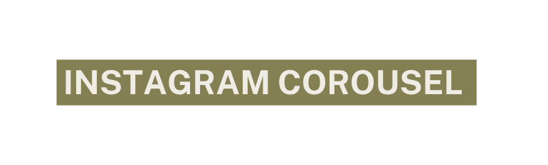 instagram corousel